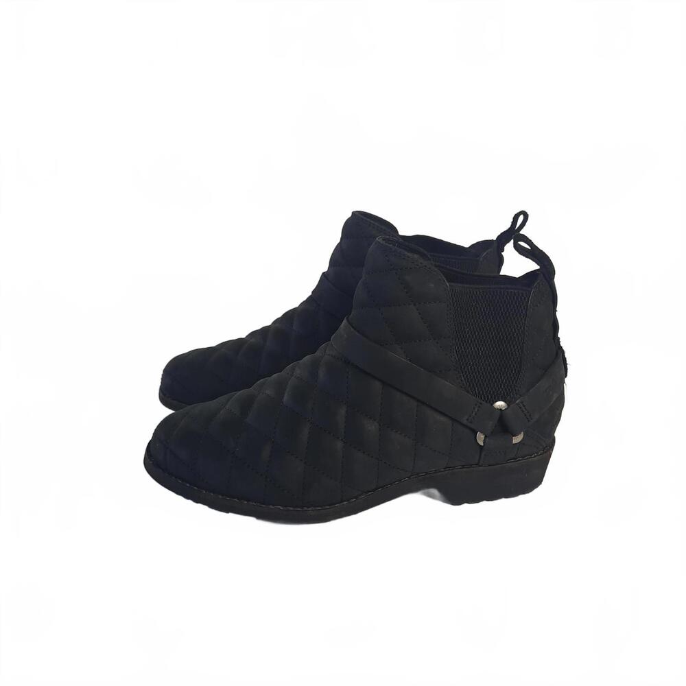 Teva Women's De La Vina Quilted Black‎ Boots Size 7